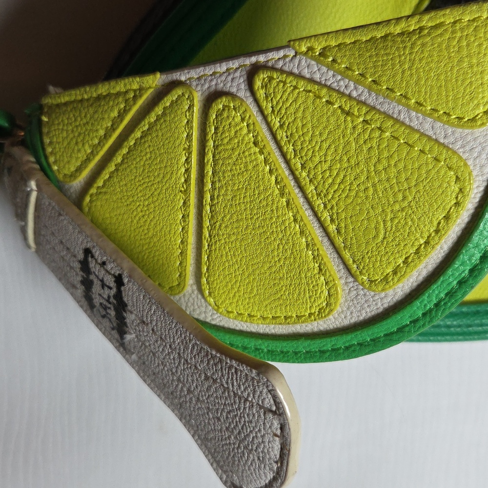 Betsey Johnson Green and Yellow Holy Guacamole Bag . - Picture 4 of 5